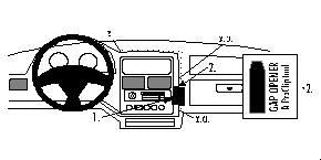 Brodit ProClip 852309 - Peugeot 106 1996-2002
