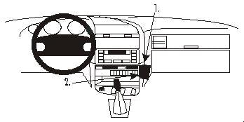 Brodit ProClip 852350 - BMW 3-Serie E36 1991-1998