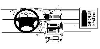 Brodit ProClip 852353 - Toyota Camry 1997-2001