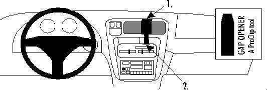Brodit ProClip 852399 - Toyota 4Runner 1996-1998