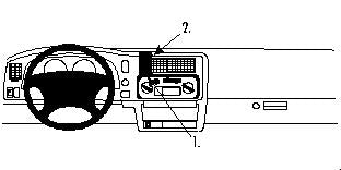 Brodit ProClip 852414 - Mitsubishi L200 1997-2005