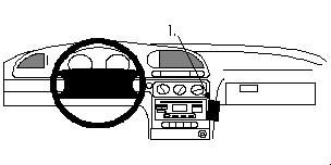 Proclip Ford Mondeo 97-99 Angled mount