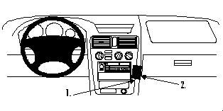 Proclip Mitsubishi Galant 97-03 Angled mount