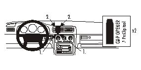 Brodit ProClip 852426 - Volvo C70 1997-2005
