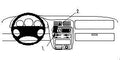 Proclip Mazda 323 F 97-97 Center mount