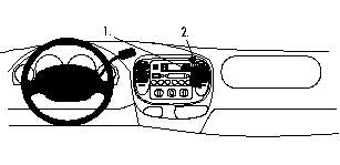 Brodit ProClip 852442 - Ford Expedition 1997-1999