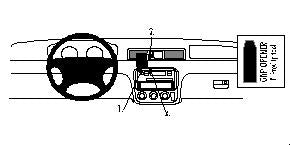 Brodit ProClip 852455 - Honda CR-V 1997-2001
