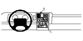 Brodit ProClip 852459 - Jeep Cherokee 1997-2001