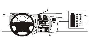 Brodit ProClip 852502 - Saab 9-5 1998-2005