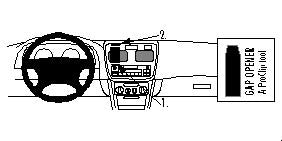 Brodit ProClip 852538 - Toyota Corolla 1998-2002