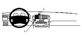Brodit ProClip 852553 - Honda Civic 1996-1998