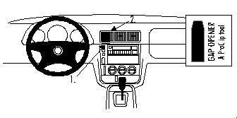 Brodit ProClip 852563 - Mercedes-Benz M-Class/ML 1998-2004