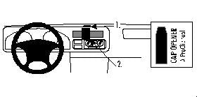 Brodit ProClip 852569 - Nissan Frontier 1998-2001