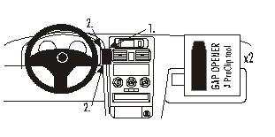 Brodit ProClip 852597 - Opel Astra 1998-2003