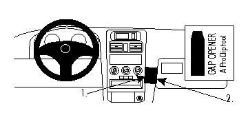 Brodit ProClip 852598 - Opel Astra 1998-2003