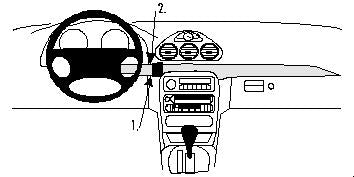 Brodit ProClip 852615 - Chrysler 300M 1999-2004