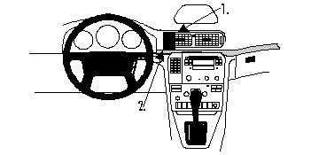 Brodit ProClip 852620 - Volvo S80 1999-2006