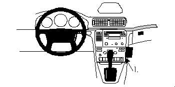 Brodit ProClip 852621 - Volvo S80 1999-2006