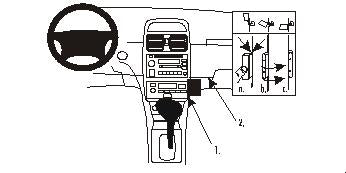 Brodit ProClip 852653 - Toyota Camry Solara 1999-2003