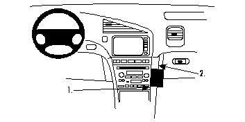 Brodit ProClip 852654 - Acura CL 1999-2003