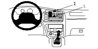 Brodit ProClip 852662 - Chevrolet Grand Vitara 1998-2004