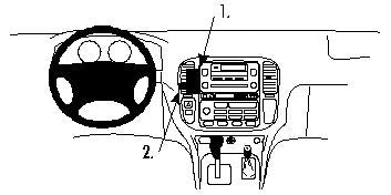 Brodit ProClip 852663 - Lexus LX Series 1999-2002