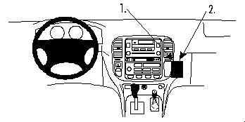Brodit ProClip 852664 - Lexus LX Series 1999-2002