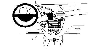 Brodit ProClip 852667 - Ford Focus 1999-2004