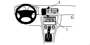 Brodit ProClip 852668 - Skoda Octavia I 1999-2006