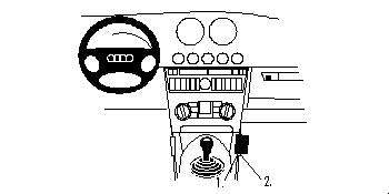 Brodit Proclip 852676 t.b.v. - Audi TT - 1999-2006 - Brodit Angled mount