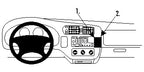 Brodit Proclip 852679 t.b.v. - Chevrolet Pickup S10 - Chevrolet Blazer S10 - GMC Jimmy + 2 modellen - 1998-2005 - Brodit Angled mount