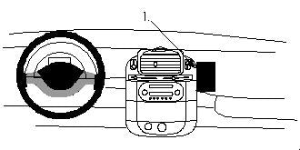 Brodit Proclip 852682 t.b.v. - Smart ForTwo - 1998-2007 - Brodit Angled mount