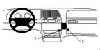 Brodit Proclip 852683 t.b.v. - Citroen Xantia II - 1998-2004 - Brodit Angled mount
