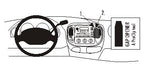 Brodit Proclip 852693 t.b.v. - Ford F-Series 150 - Ford Expedition - Lincoln Navigator - 1999-2003 - Brodit Angled mount