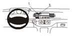 Brodit Proclip 852710 t.b.v. - Chevrolet Impala - 2000-2005 - Brodit Center mount