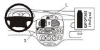 Brodit Proclip 852719 t.b.v. - Renault Scénic - Renault RX4 - Renault Mégane I - 2000-2003 - Brodit Center mount