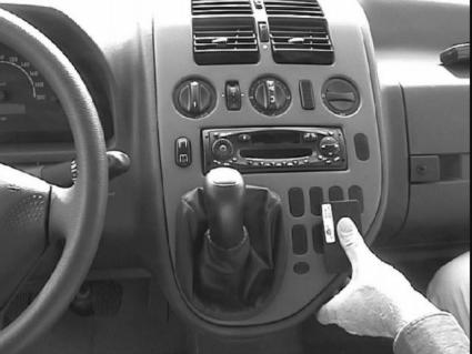Brodit Proclip 852729 t.b.v. - Mercedes Benz Vito - Mercedes Benz V-Class - 1999-2003 - Brodit Angled mount