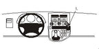Brodit Proclip 852729 t.b.v. - Mercedes Benz Vito - Mercedes Benz V-Class - 1999-2003 - Brodit Angled mount