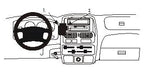 Brodit Proclip 852751 t.b.v. - Nissan Navara - Nissan King Cab - 2000-2006 - Brodit Center mount