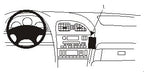 Brodit Proclip 852774 t.b.v. - Ford Thunderbird - Lincoln LS - 2000-2006 - Brodit Angled mount