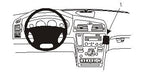 Brodit Proclip 852779 t.b.v. - Volvo XC70 - Volvo V70 N - Volvo S60 - 2000-2004 - Brodit Angled mount