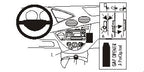 Brodit Proclip 852788 t.b.v. - Ford Focus - 1999-2004 - Brodit Angled mount