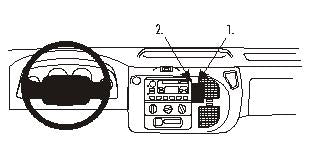 Brodit ProClip 852809 - Ford Tourneo 2000-2006