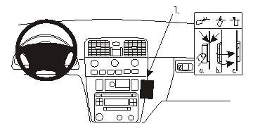 Brodit ProClip 852825 - Volvo S40 2001-2003