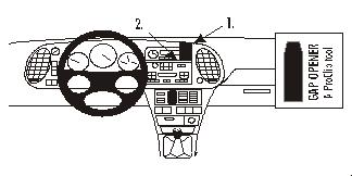 Brodit ProClip 852830 - Saab 9-3 1998-2002