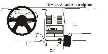 Brodit ProClip 852833 - Volkswagen Lupo 1999-2005