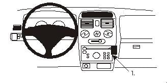 Brodit ProClip 852834 - Opel Agila 2000-2006
