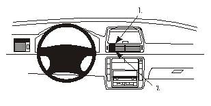 Brodit ProClip 852835 - Seat Alhambra 2001-2010