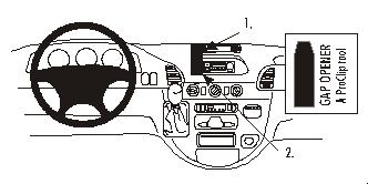 Brodit ProClip 852837 - Mercedes-Benz Sprinter 2000-2006
