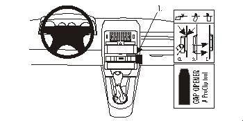 Brodit ProClip 852838 - Audi A2 2001-2005